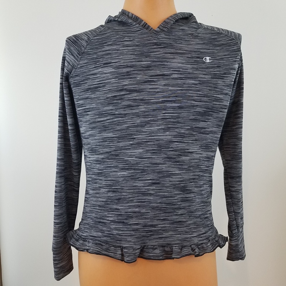 Womens Champion Performance Gray Lightweight Hoodi